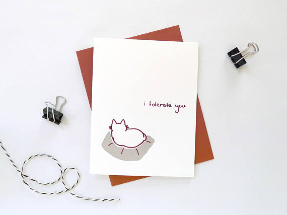 I Tolerate You Cat // by Middle Dune