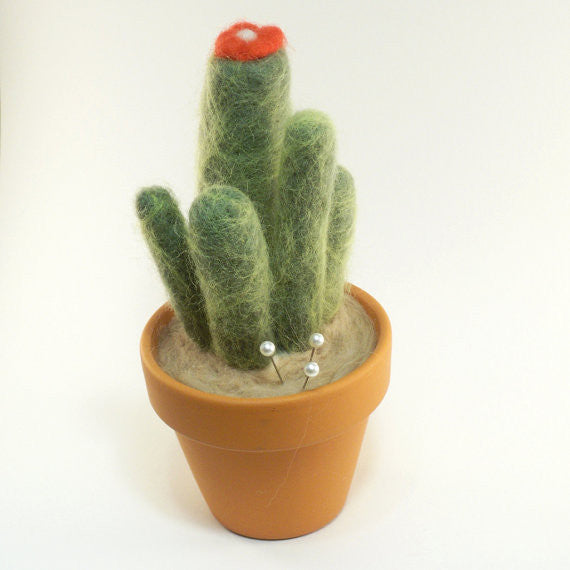 Felted Torch Cactus