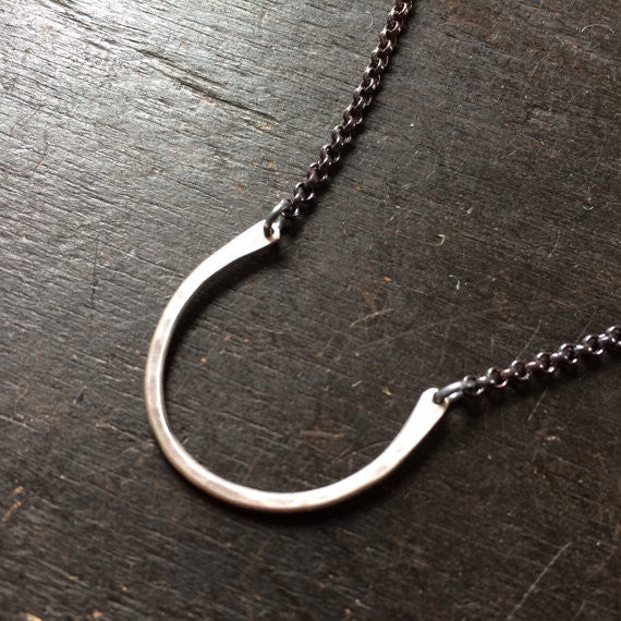 Ring Holder Necklace - Silver