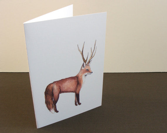 Disguised Fox - Greeting Card