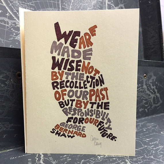 George Bernard Shaw Greeting Card