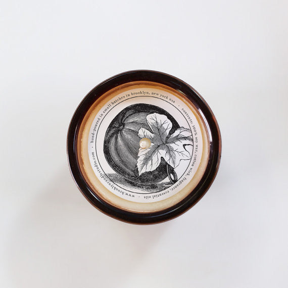 Pumpkin Harvest Glass Soy Candle