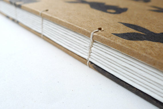 Bunny Coptic Notebook // by Middle Dune