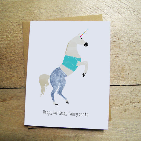 Happy Birthday Fancy Pants Card