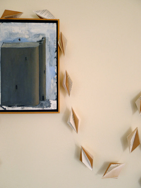Recycled Book Garland