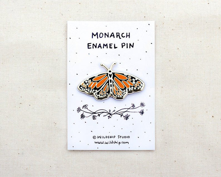 Monarch Enamel Pin