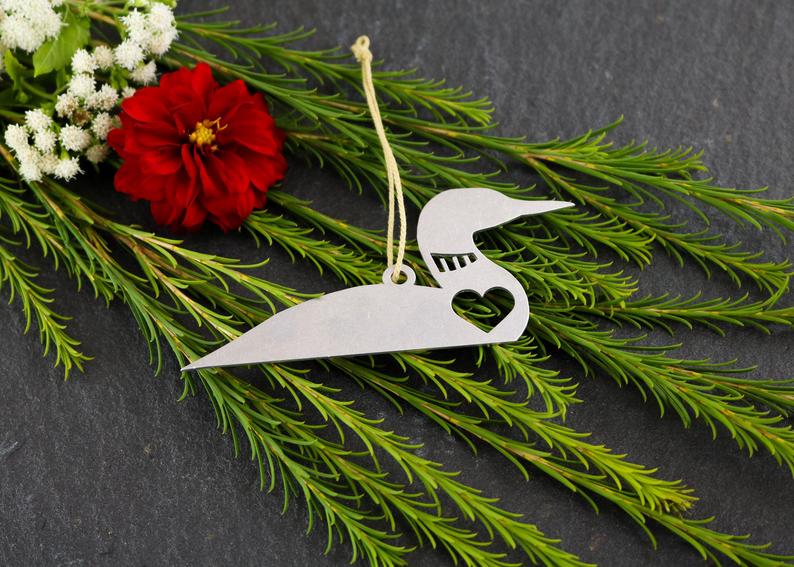 Loon Metal Ornament