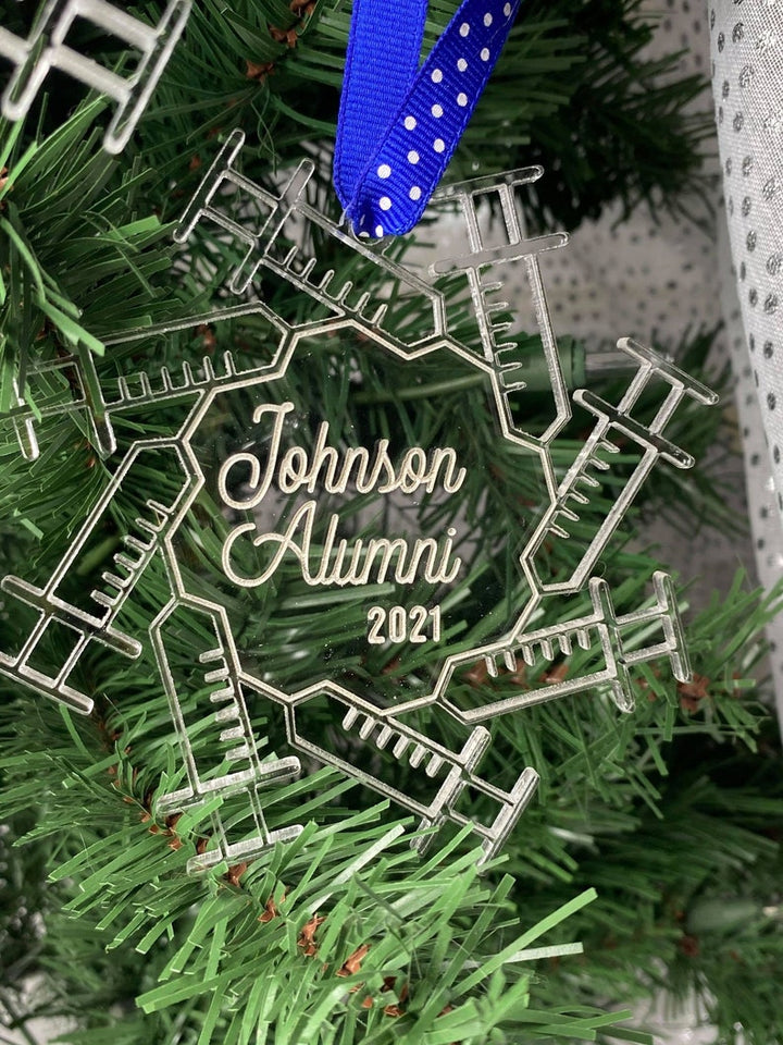 2021 COVID-19 Shot Alumni Vaccine Ornament