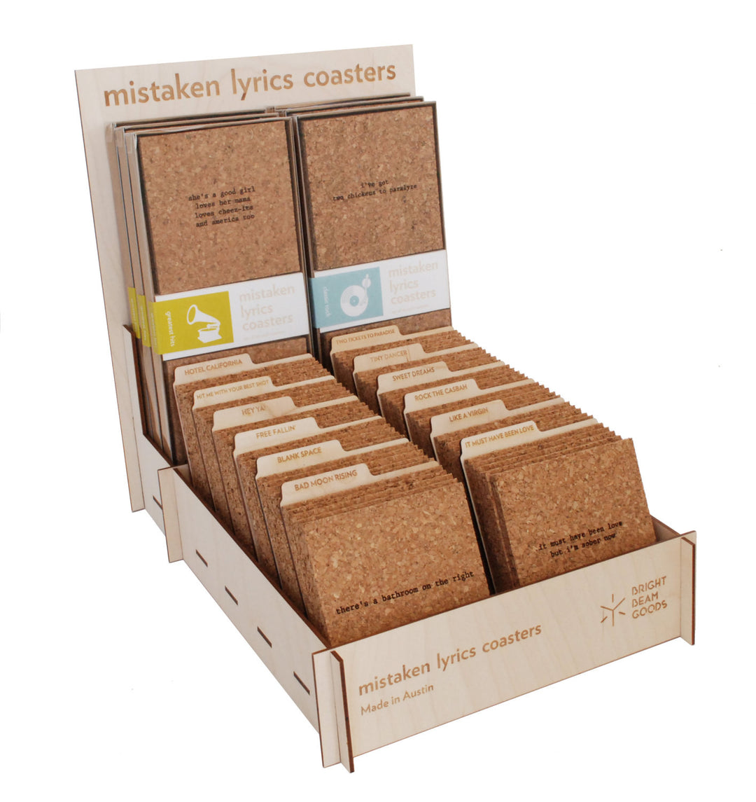 Mistaken Lyrics Coasters Individual