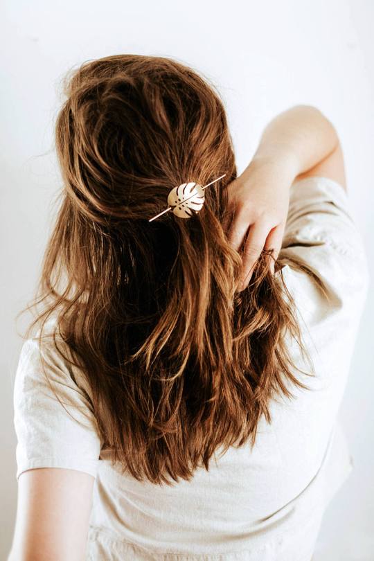Monstera Leaf Hair Pin