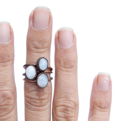Oval Moonstone Ring*
