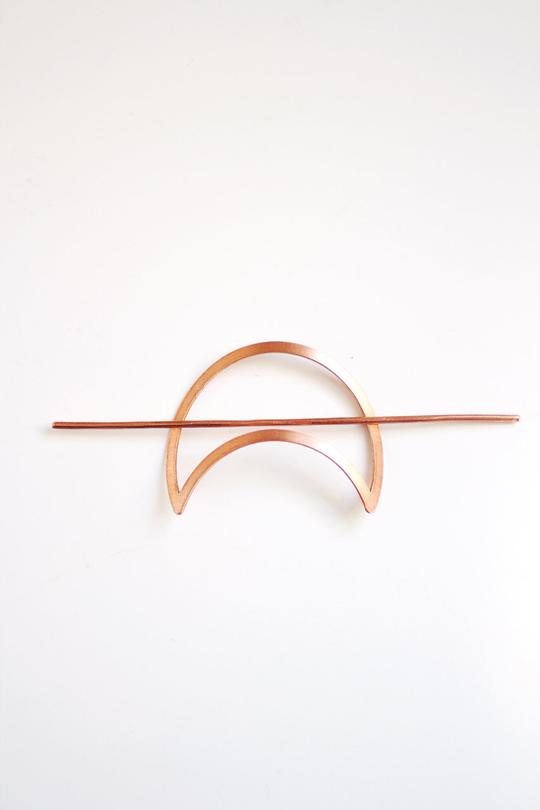 Crescent Moon Hair Pin