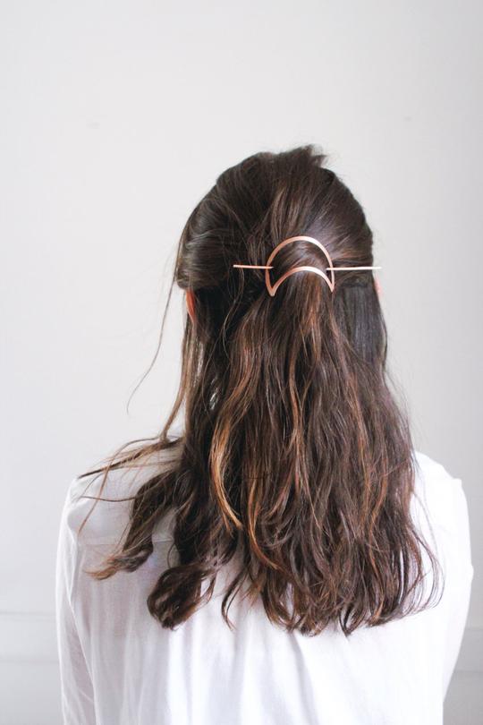 Crescent Moon Hair Pin
