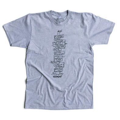 Mountain Signs of Vermont - Unisex T-Shirt