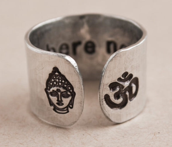 Be Here Now // Aluminum Cuff Ring