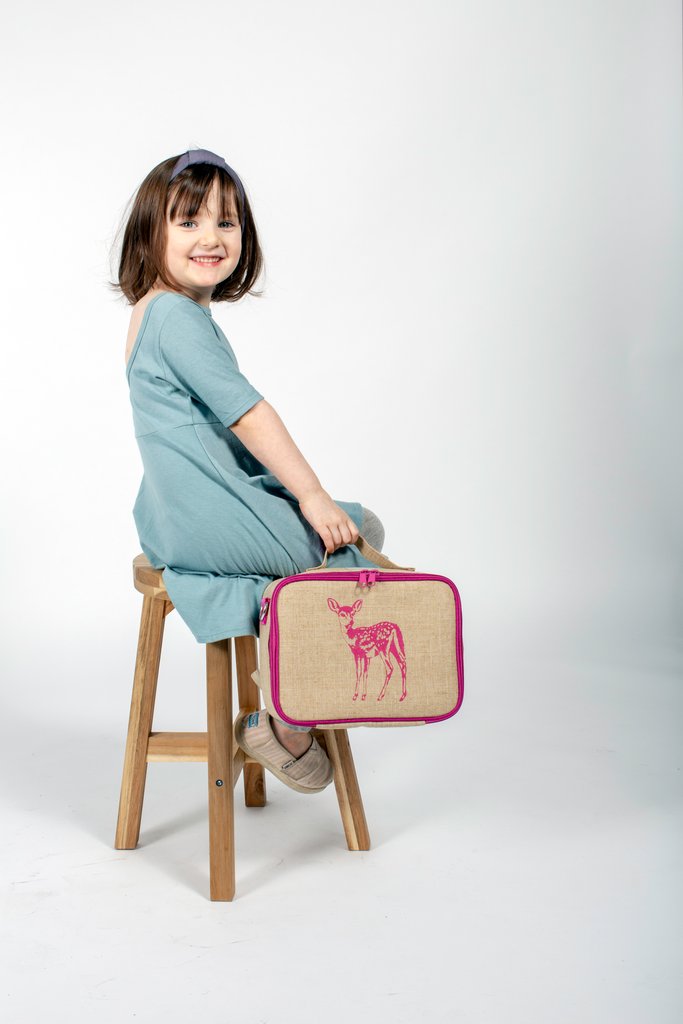 Pink Fawn Lunch Box