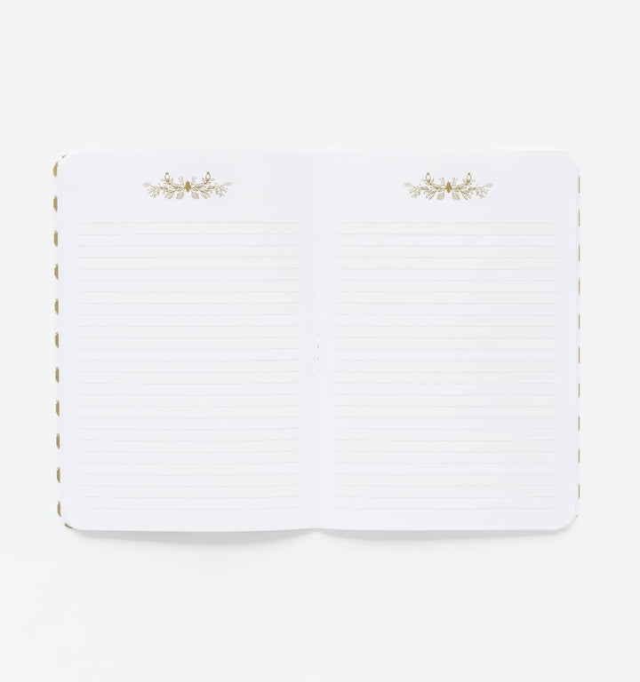 Lively Floral Stitched Notebook Set