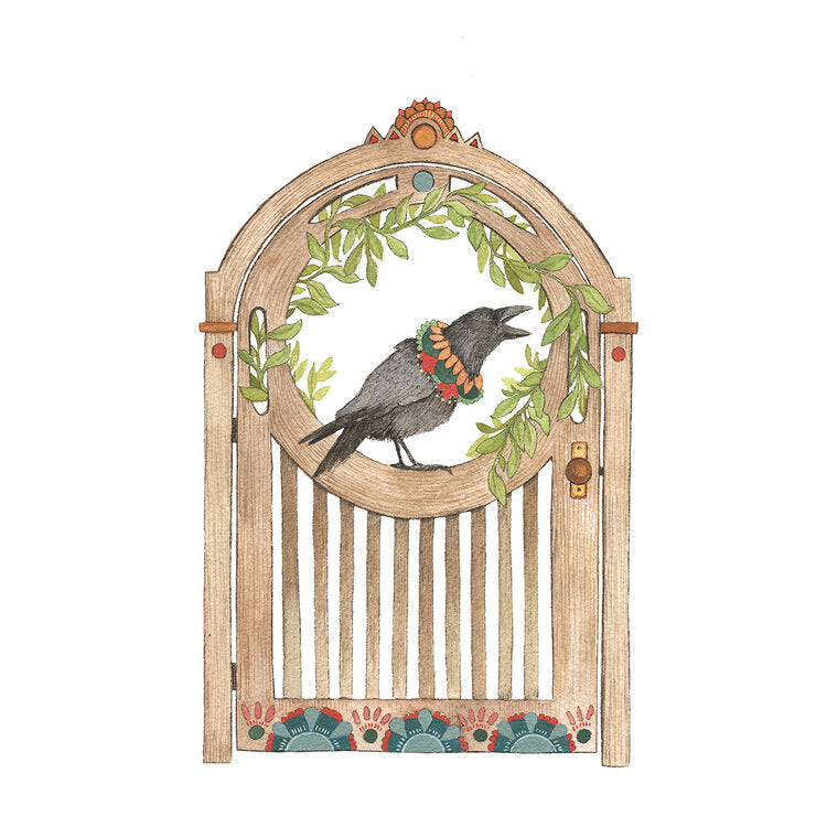 Woodland Garden: Jack's Garden Gate - Art Print