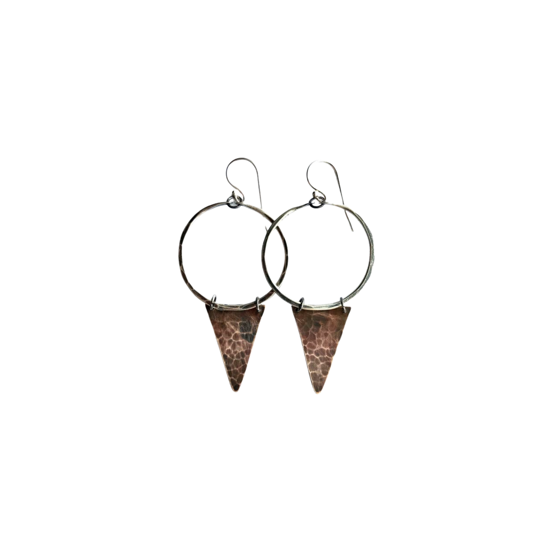 Long Geometric Earrings - Small