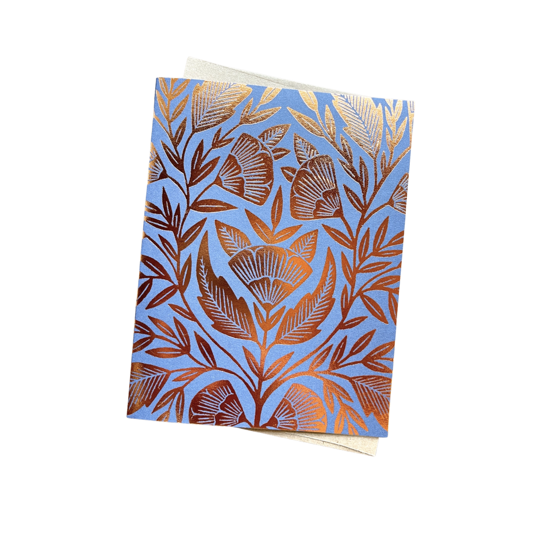 Foil Stamped Greeting Card