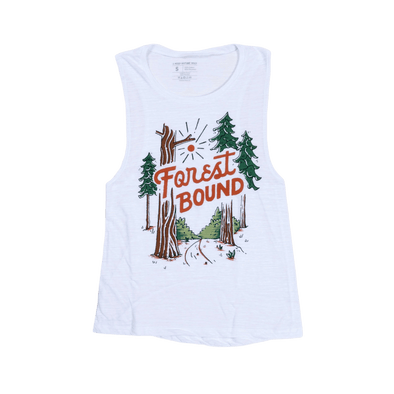 Forest Bound Women's Muscle Tank | Ash
