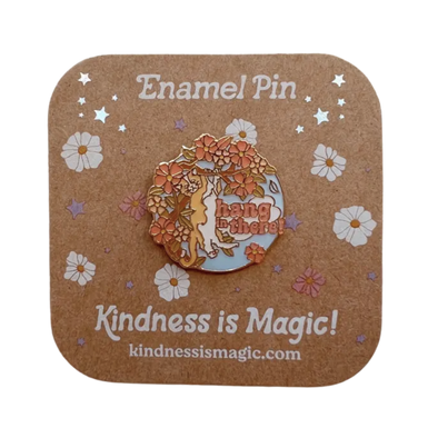 Hang in There Kitten Enamel Pin