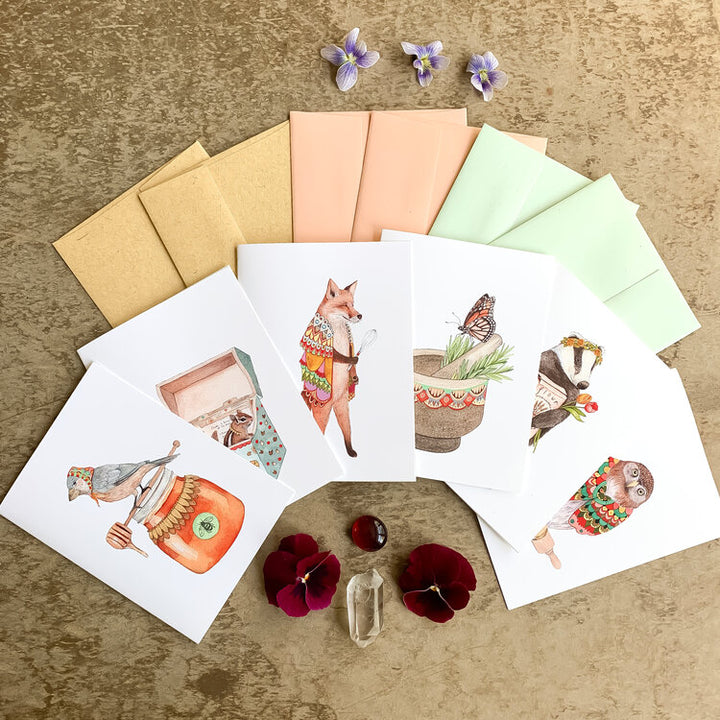 Woodland Kitchen - Greeting Card Pack