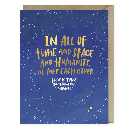 Met Each Other Miracle card