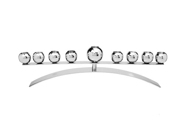 Stainless Steel Modern Menorah