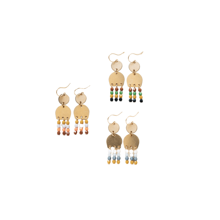Brass Dangle Earrings