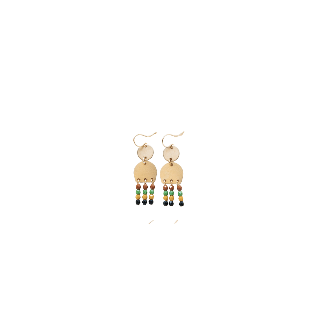 Brass Dangle Earrings