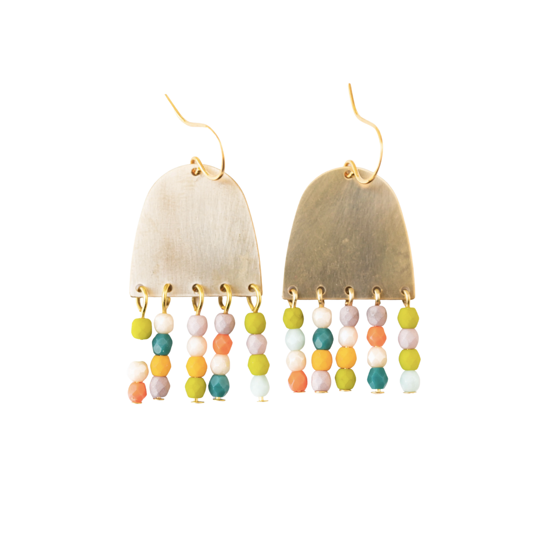 Colorful Fringe Earrings