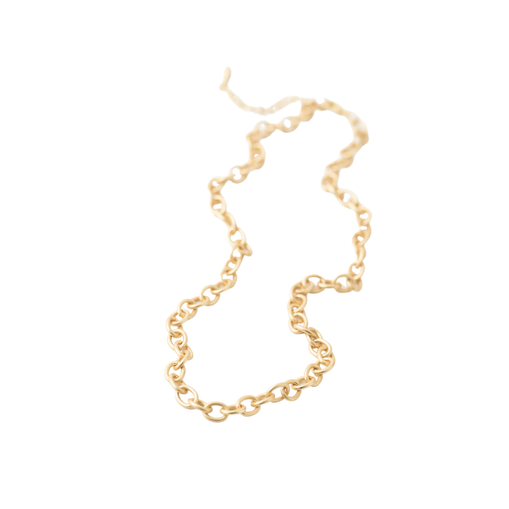 Matte Gold Chain Necklace