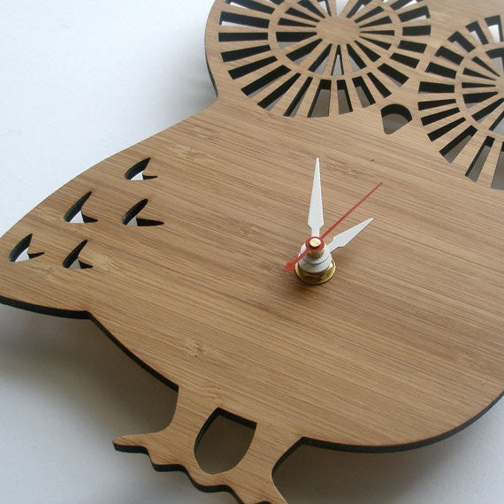 Modern Owl Clock
