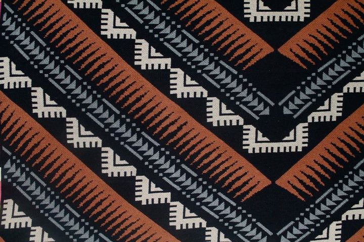 Phoenix Black/Cinnamon/Mushroom Throw