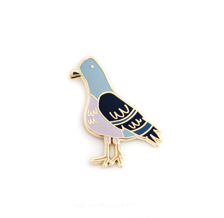 Pigeon Enamel Pin