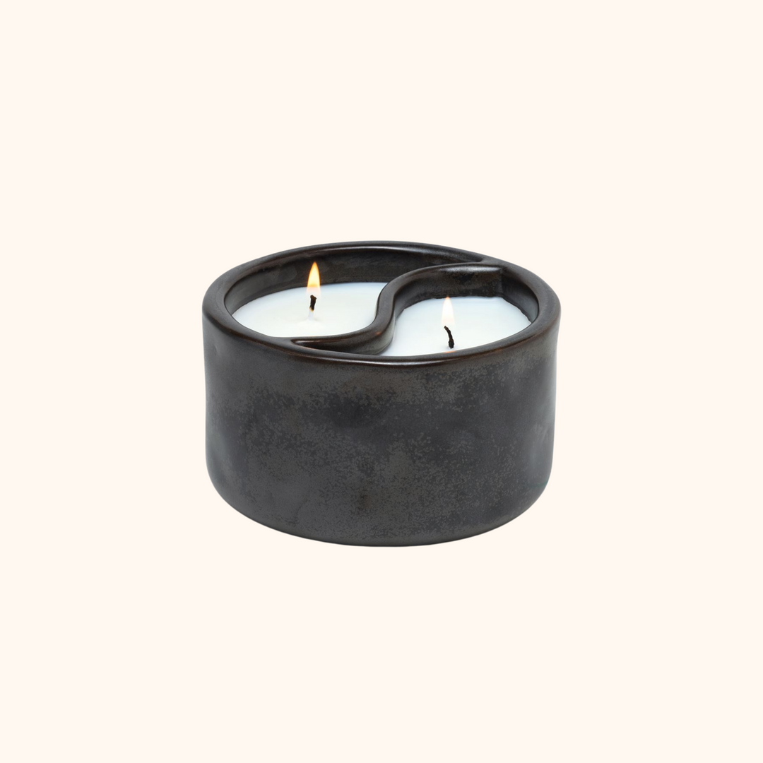 Yin & Yang 11 OZ Matte Ceramic Candle