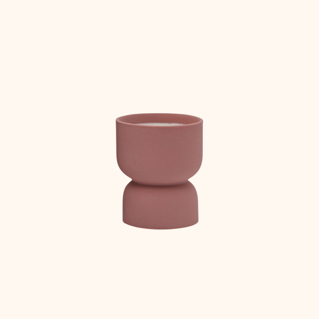 Form 6 oz. Ceramic Hourglass Candle