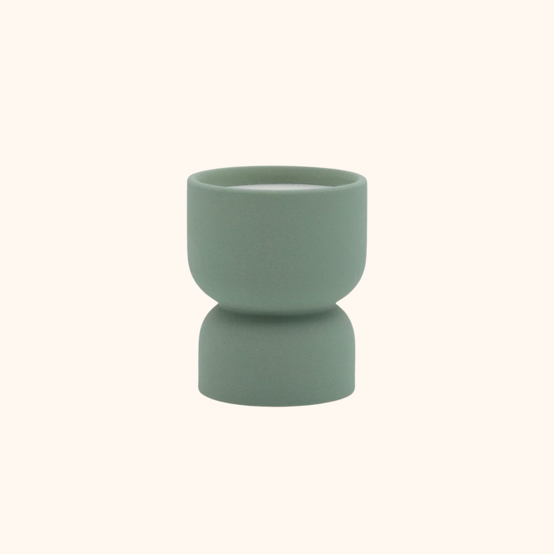 Form 6 oz. Ceramic Hourglass Candle