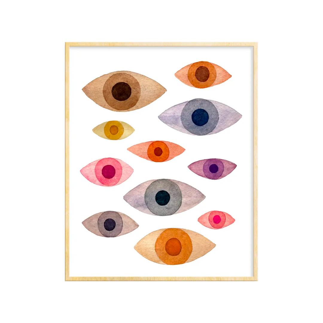 Many Eyes #3 Art Print 8x10
