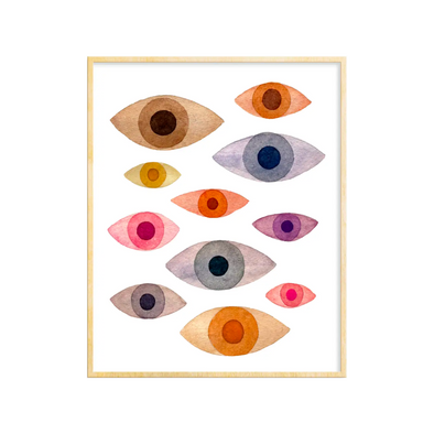 Many Eyes #3 Art Print 8x10