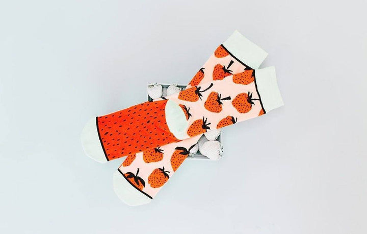Strawberry Fields Crew Socks