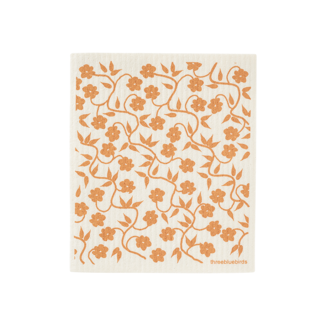 Honey Vines Swedish Dishcloth