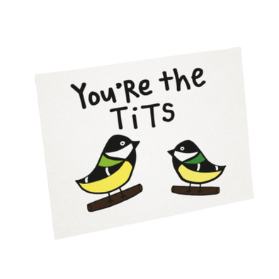 You're the Tits Bird Card