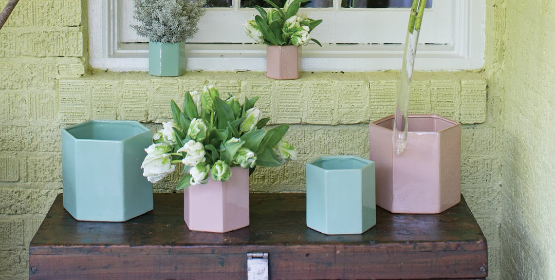 Seafoam Tula Pot