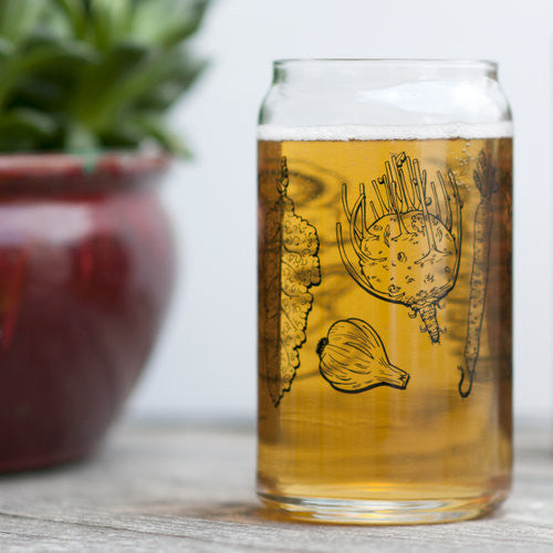 Glass Can - Vegetables