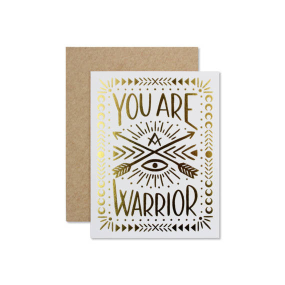 Warrior Greeting Card