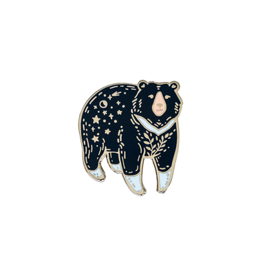 Moon Bear Enamel Pin