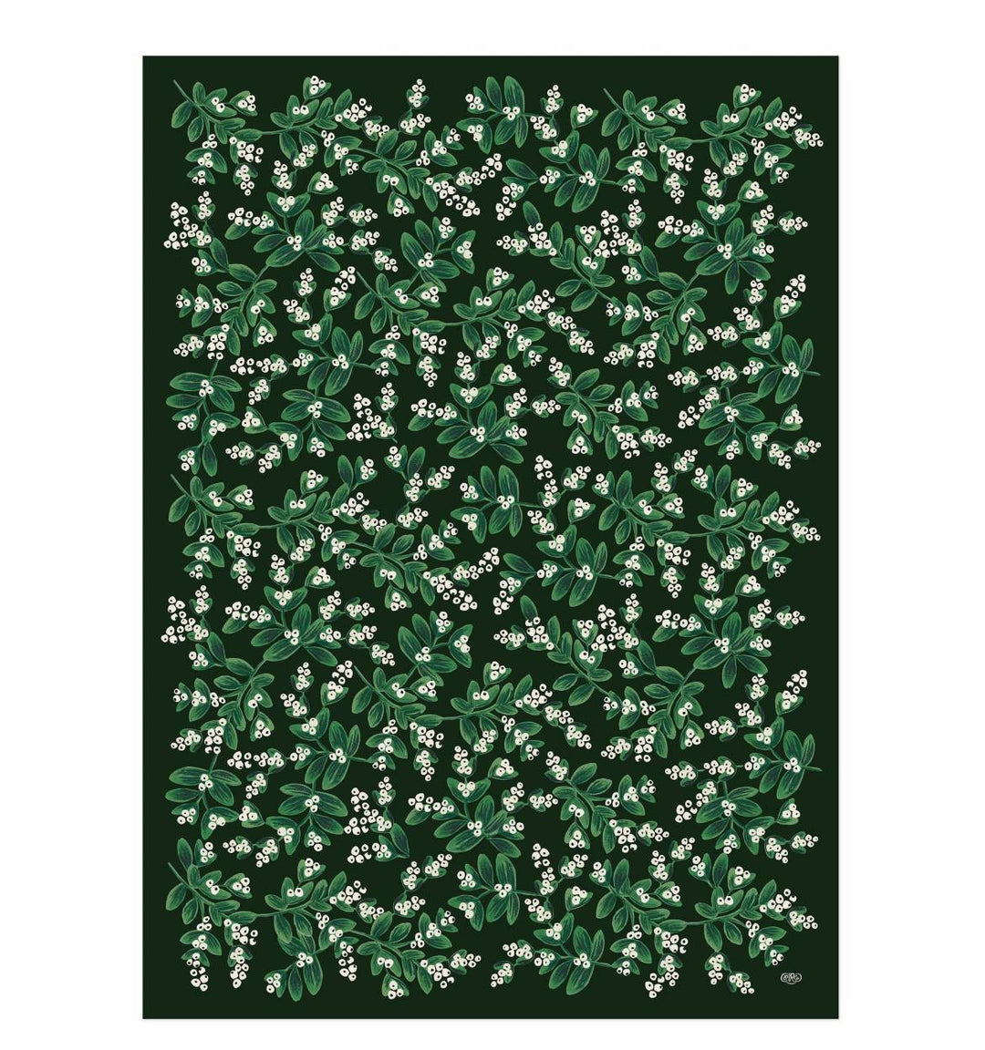 Evergreen Mistletoe Wrapping Sheets