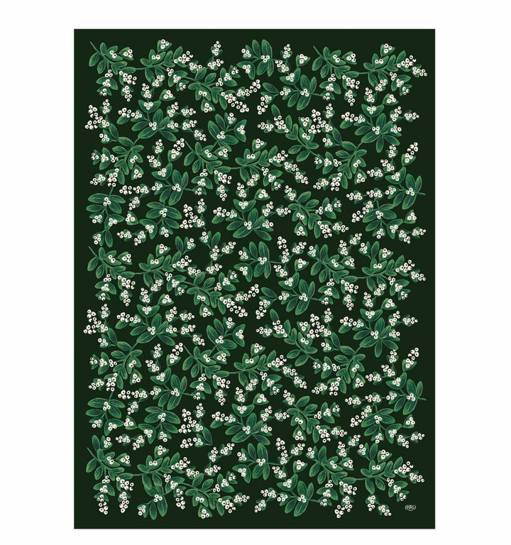 Evergreen Mistletoe Wrapping Sheets